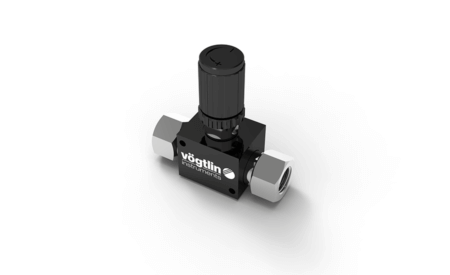 氣(qi)體和液體(ti)的高精度(du)控制閥M-Flow-帶(dai)鎖環的标(biao)準旋鈕